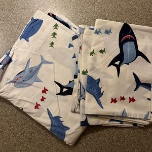 Pottery Barn Shark Sheet Full size
